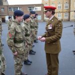 Royal Lancers visit to the King's School CCF