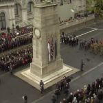 CCF at the Cenotaph and marching through Grantham on Remembrance Sunday 2017